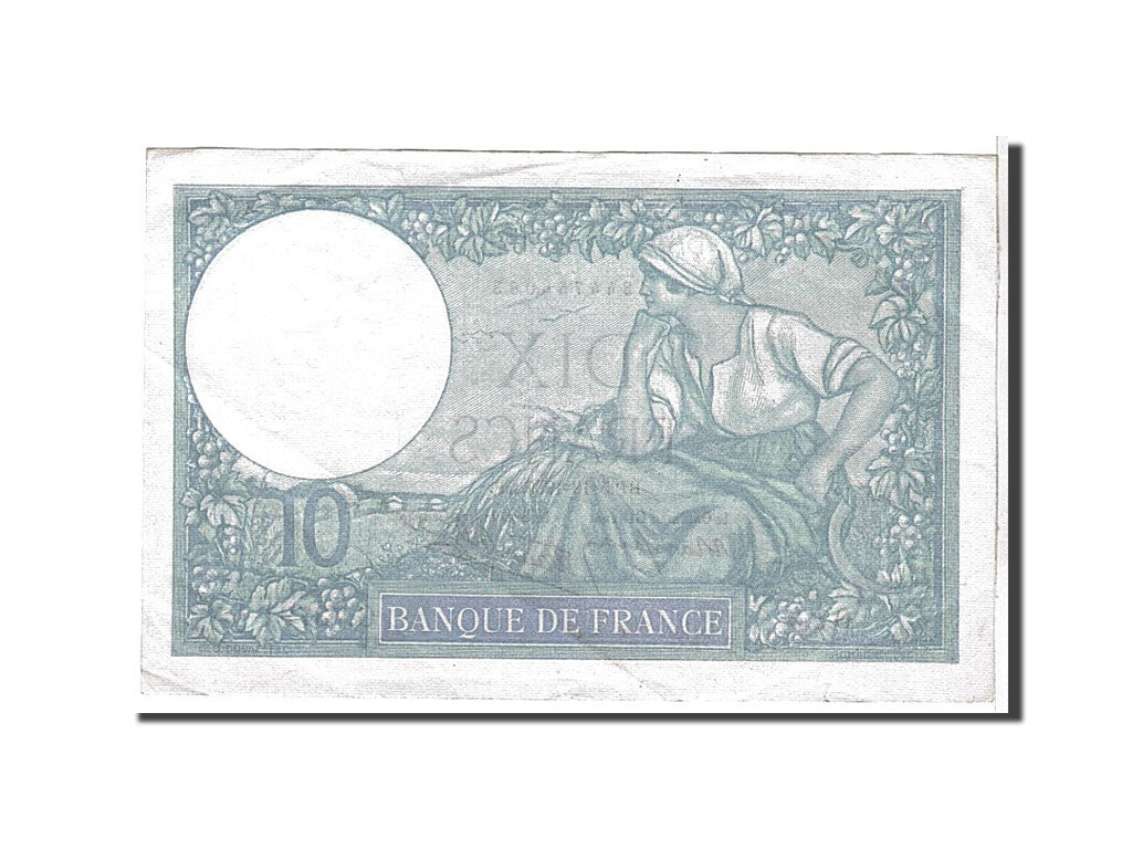 Banknote, France, 10 Francs, 10 F 1916-1942 ''Minerve'', 1939, AU(50-53)