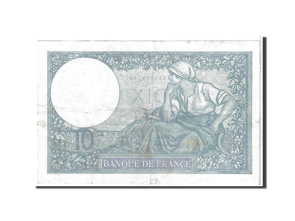 Billete, Francia, 10 Francs, 10 F 1916-1942 ''Minerve'', 1940, MBC+