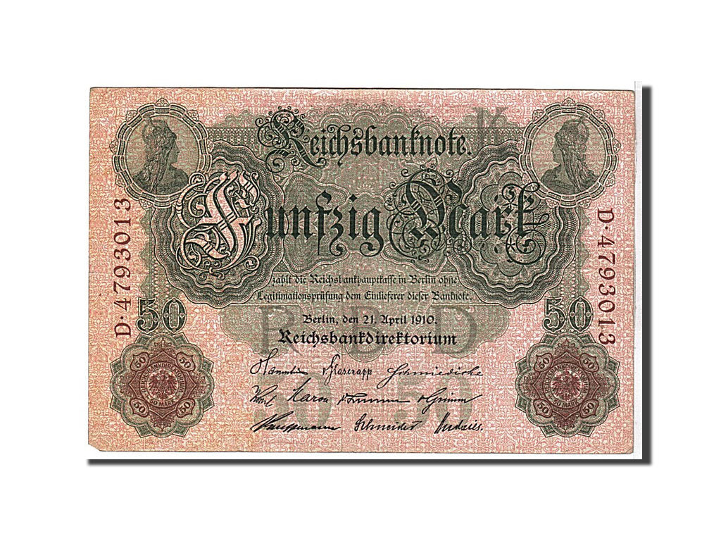 Banknote, Germany, 50 Mark, 1910, KM:41, EF(40-45)