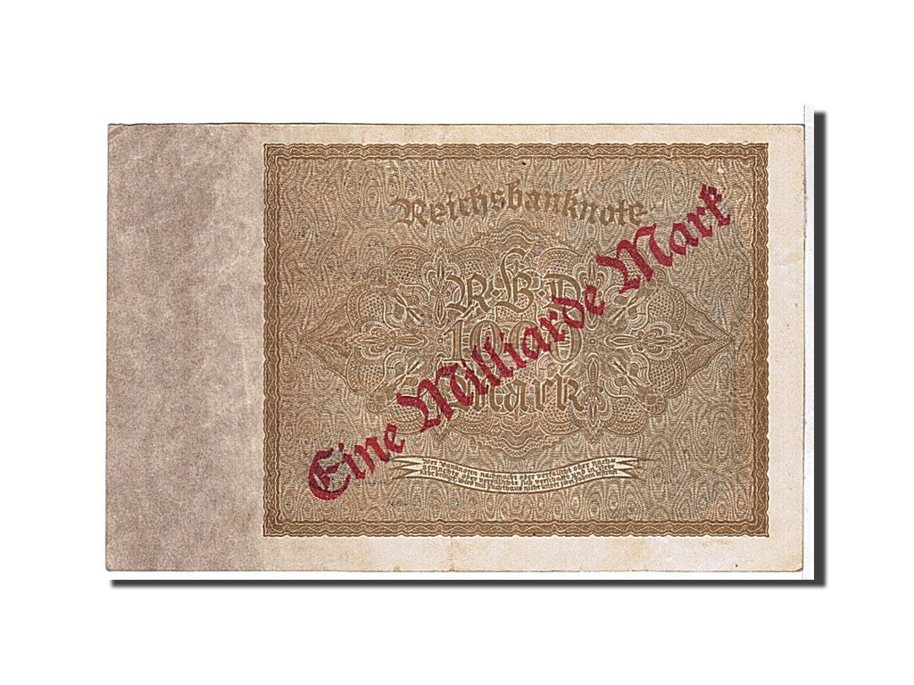 Banknote, Germany, 1 Milliarde Mark on 1000 Mark, 1922, KM:113a, AU(50-53)