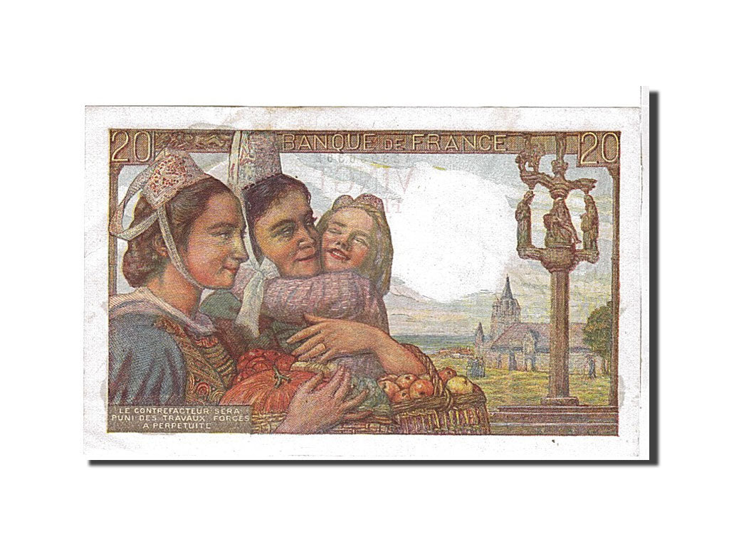 Billet, France, 20 Francs, 20 F 1942-1950 ''Pêcheur'', 1948, SPL