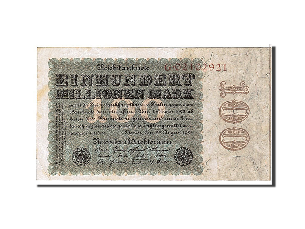 Banknote, Germany, 100 Millionen Mark, 1923, KM:107a, EF(40-45)