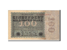 Geldschein, Deutschland, 100 Millionen Mark, 1923, SS