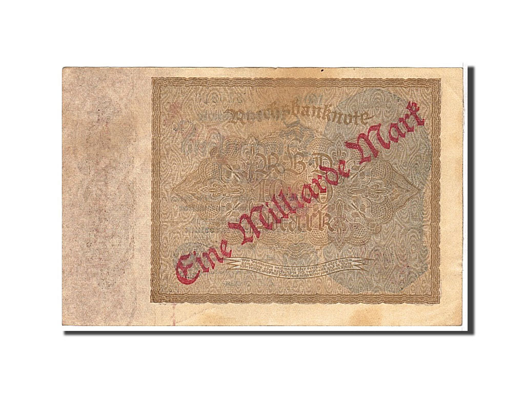 Banknote, Germany, 1 Milliarde Mark on 1000 Mark, 1922, KM:113a, EF(40-45)