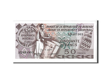 Billet, Burundi, 50 Francs, 1977, KM:28a, NEUF