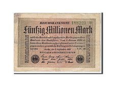 Banknot, Niemcy, 50 Millionen Mark, 1923, KM:109a, EF(40-45)