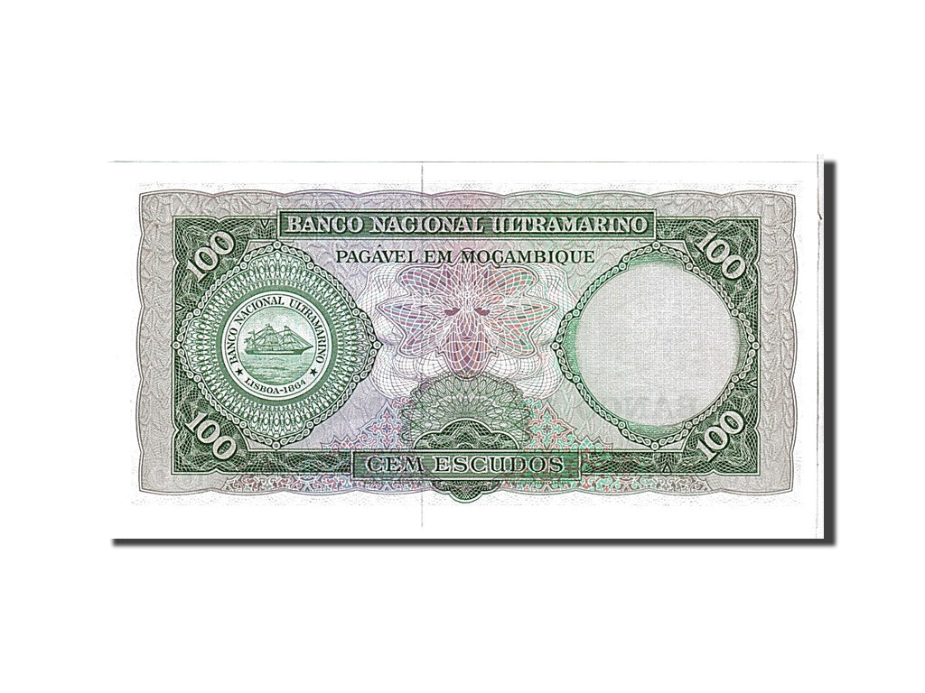 Billet, Mozambique, 100 Escudos, 1961, NEUF