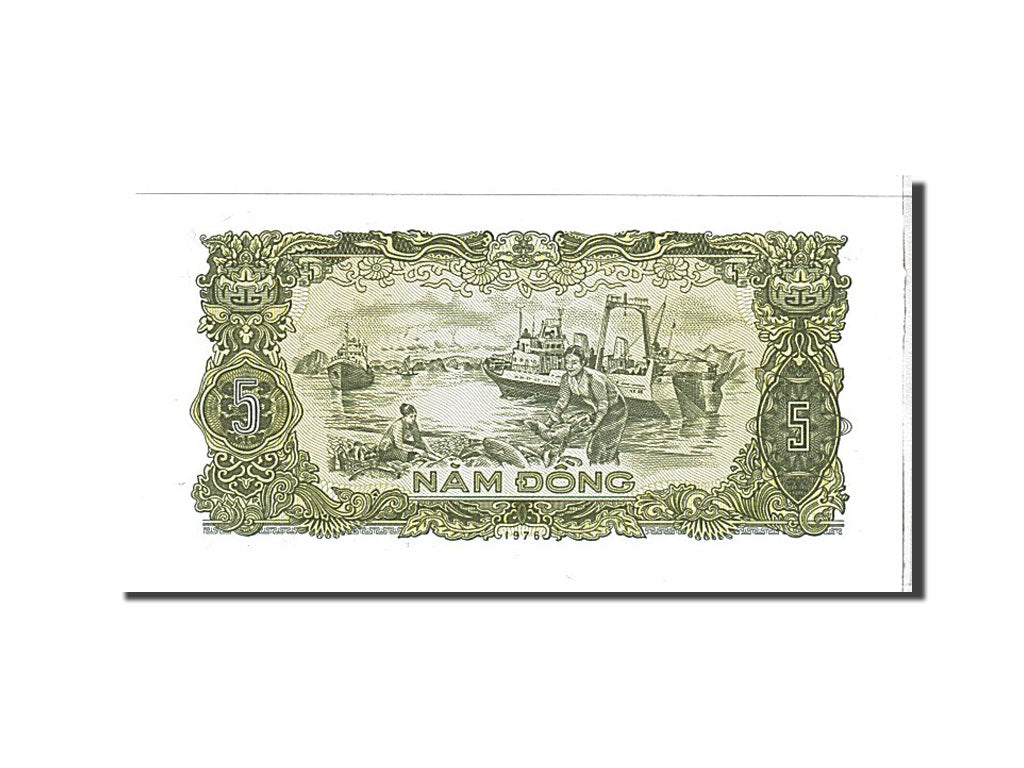 Billet, Viet Nam, 5 D<ox>ng, 1976, NEUF