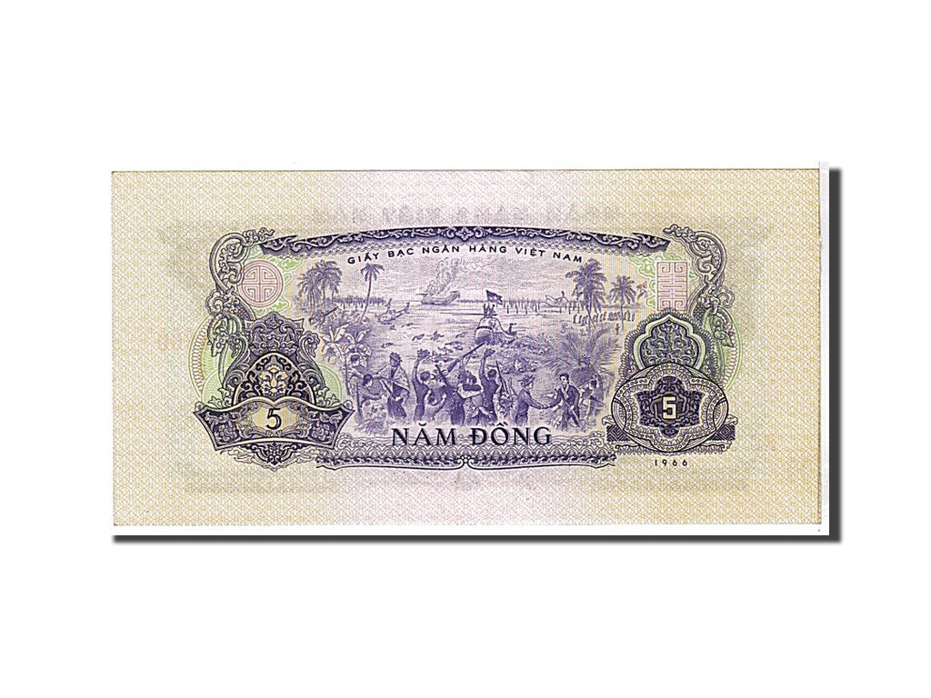 Banknote, South Viet Nam, 5 D<ox>ng, 1966, KM:42a, AU(50-53)