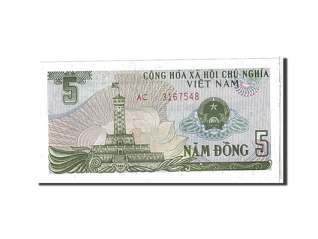 Banknote, Viet Nam, 5 D<ox>ng, 1985, KM:92a, UNC(65-70)