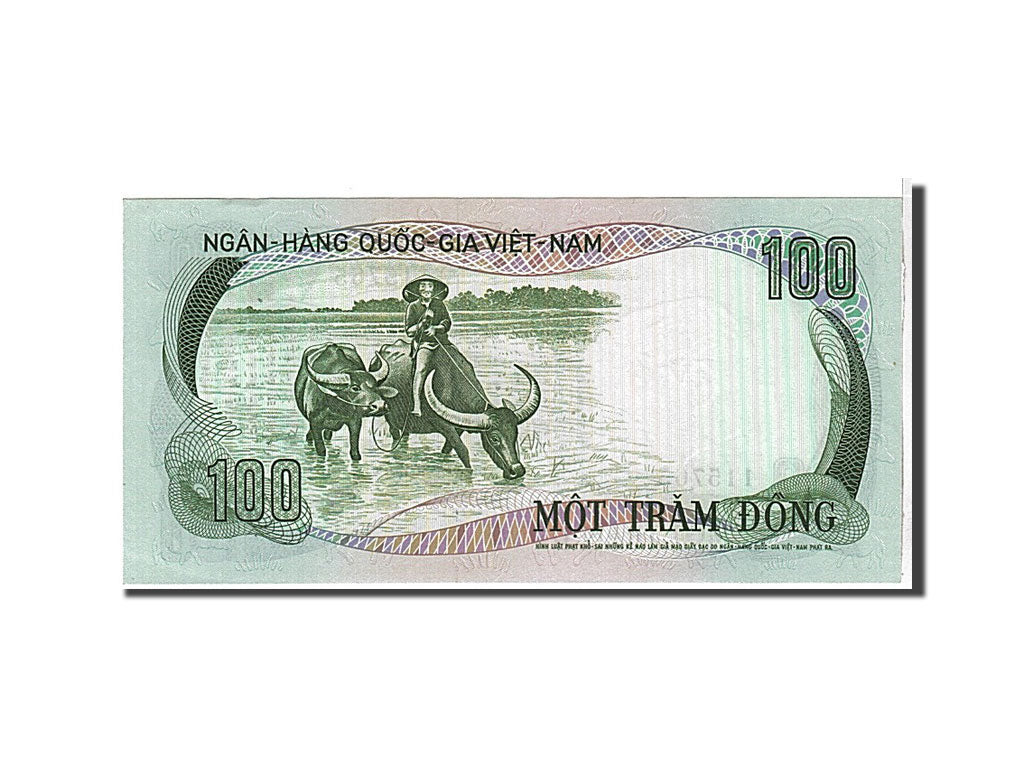 Billet, South Viet Nam, 100 Dông, 1972, KM:31a, NEUF
