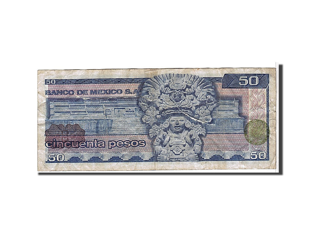 Billete, 50 Pesos, 1978, México, RC