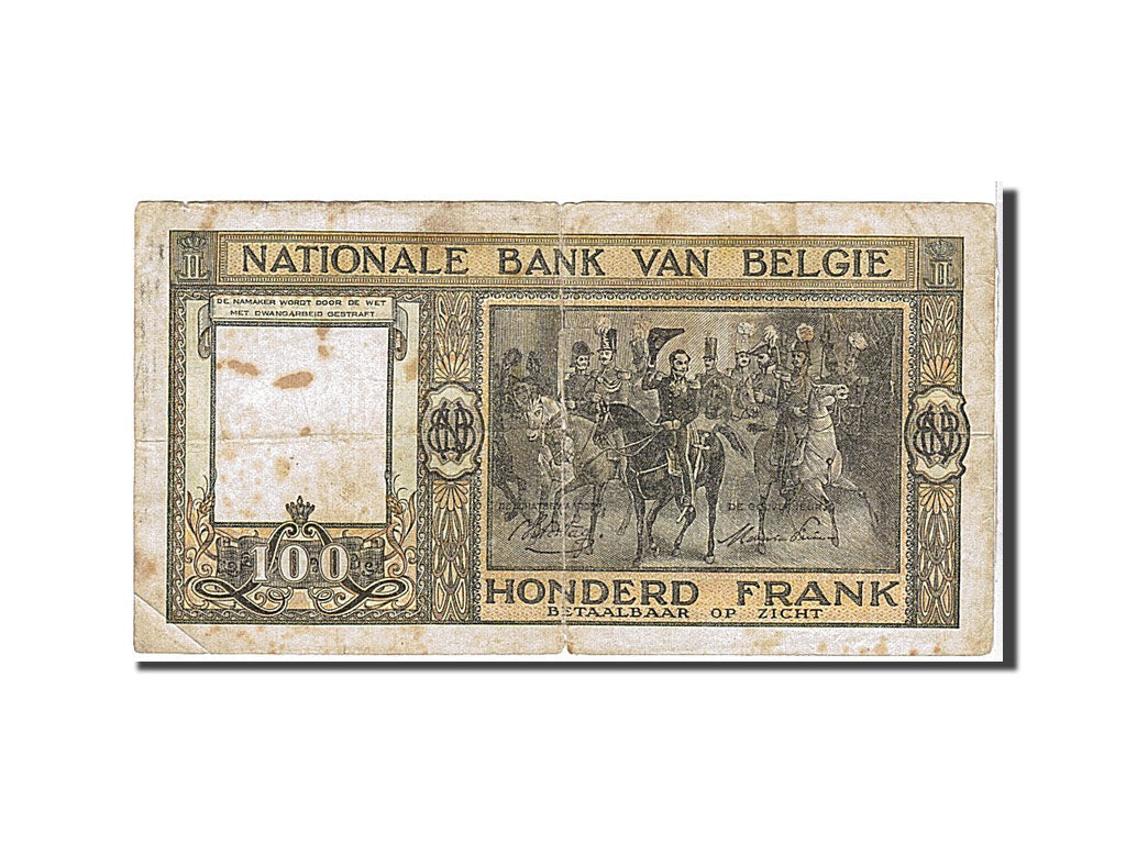 Billet, Belgique, 100 Francs, 1946, TB