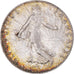 Moeda, França, Semeuse, 50 Centimes, 1917, Paris, AU(55-58), Prata, KM:854