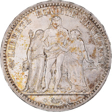 Monnaie, France, Hercule, 5 Francs, 1873, Paris, SUP+, Argent, KM:820.1