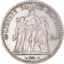 Coin, France, Hercule, 5 Francs, 1873, Paris, AU(50-53), Silver, KM:820.1