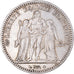 Moeda, França, Hercule, 5 Francs, 1873, Paris, AU(50-53), Prata, KM:820.1