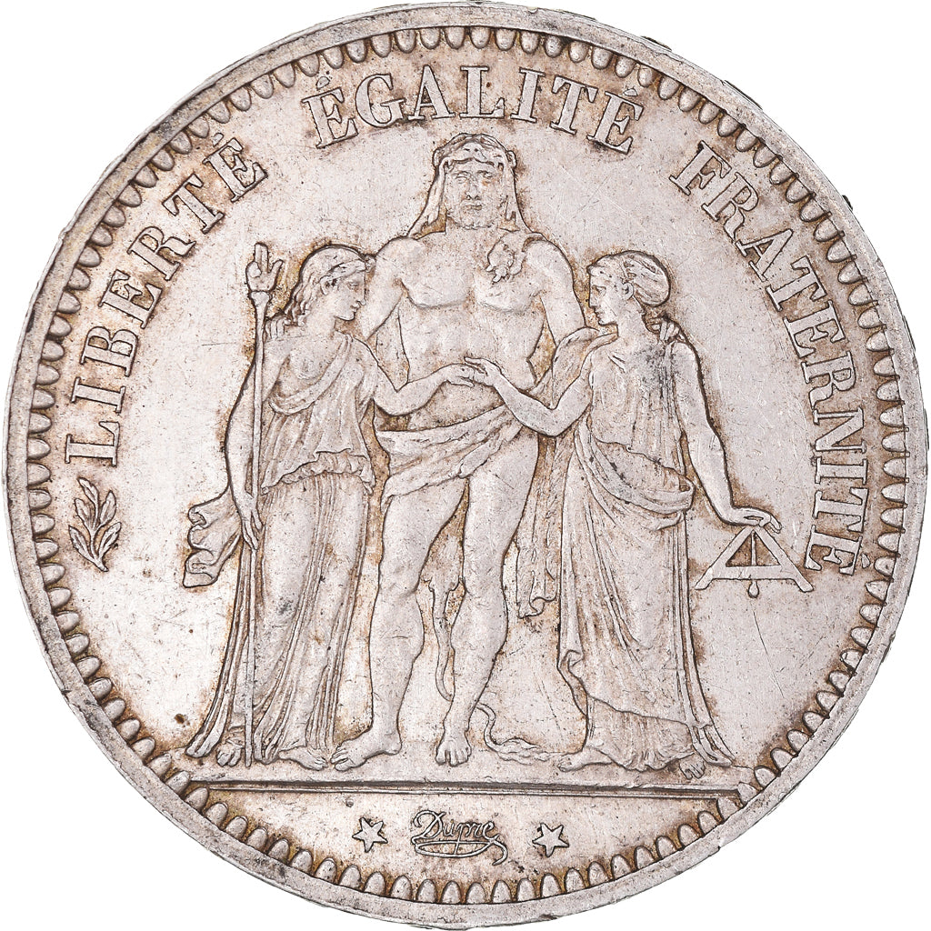 Monnaie, France, Hercule, 5 Francs, 1873, Paris, TTB+, Argent, Gadoury:745a