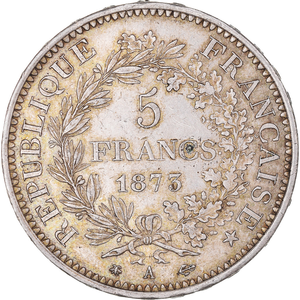 Monnaie, France, Hercule, 5 Francs, 1873, Paris, TTB+, Argent, Gadoury:745a