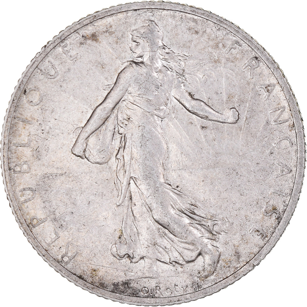 Coin, France, Semeuse, 2 Francs, 1908, Paris, EF(40-45), Silver, KM:845.1