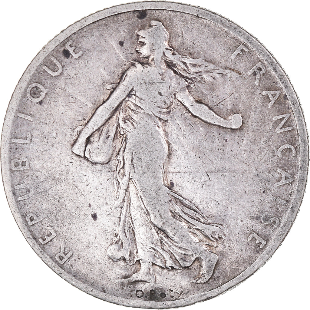 Coin, France, Semeuse, 2 Francs, 1901, Paris, VF(30-35), Silver, KM:845.1