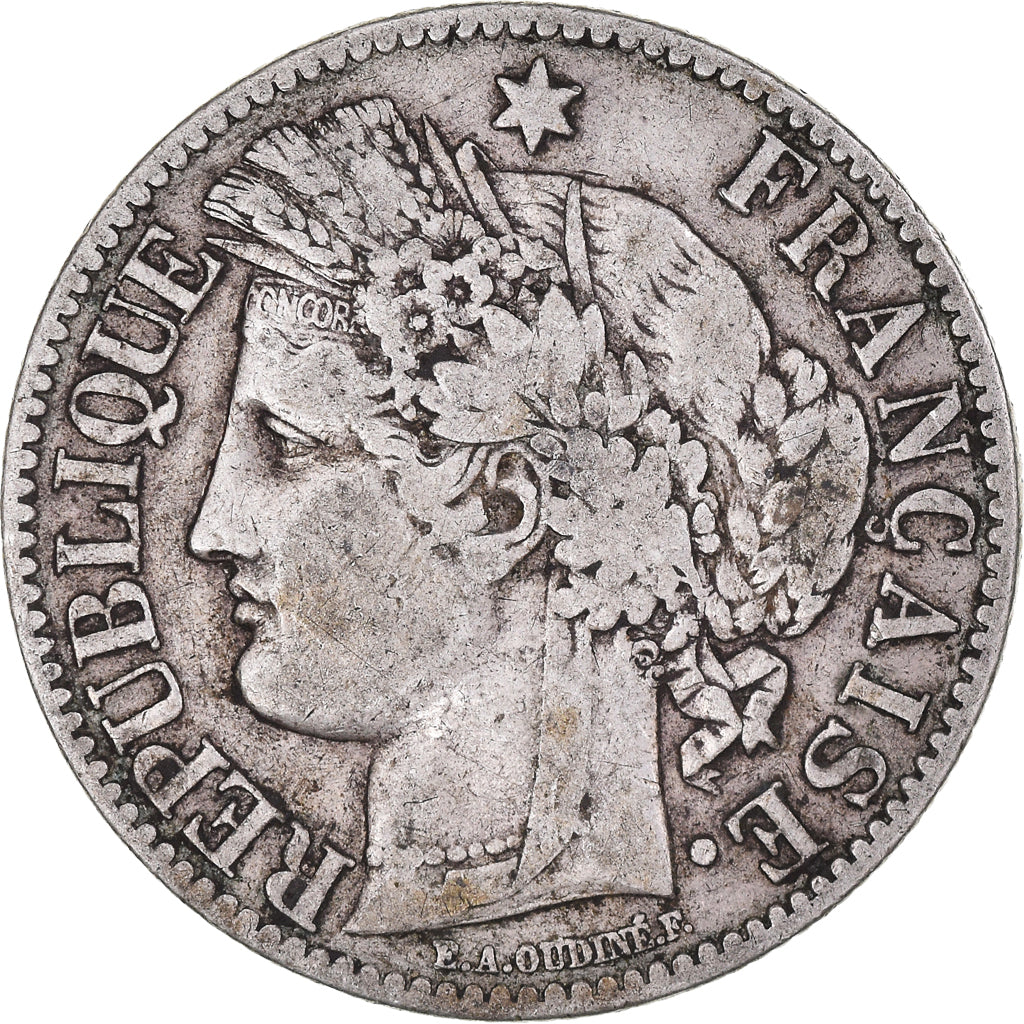 Monnaie, France, Cérès, 2 Francs, 1887, Paris, TB+, Argent, Gadoury:530a