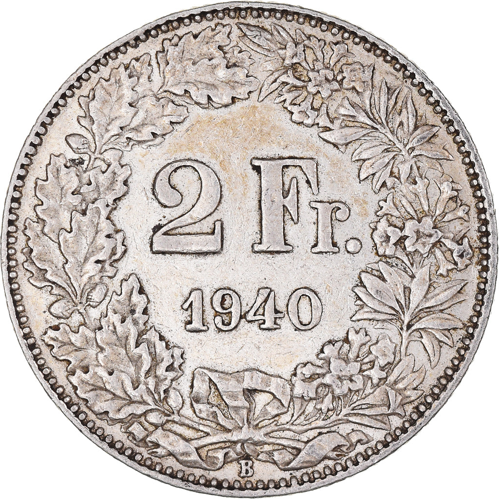 Monnaie, Suisse, 2 Francs, 1940, Bern, TTB, Argent, KM:21