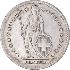Coin, Switzerland, 2 Francs, 1944, Bern, EF(40-45), Silver, KM:21