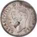 Monnaie, Grande-Bretagne, George VI, Florin, Two Shillings, 1943, TTB+, Argent