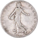 Moneda, Francia, Semeuse, 2 Francs, 1902, Paris, BC+, Plata, KM:845.1