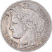 Moneda, Francia, Cérès, 5 Francs, 1849, Paris, MBC, Plata, KM:761.1