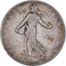 Moneda, Francia, Semeuse, 2 Francs, 1898, Paris, BC+, Plata, KM:845.1