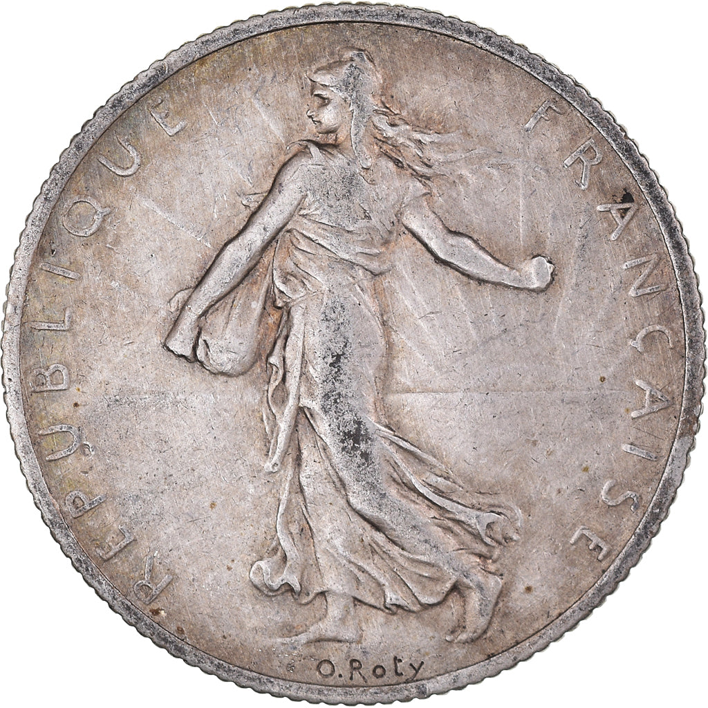 Moneda, Francia, Semeuse, 2 Francs, 1899, Paris, MBC, Plata, KM:845.1