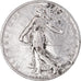 Moneda, Francia, Semeuse, 2 Francs, 1908, Paris, MBC, Plata, KM:845.1