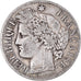 Moneta, Francia, Cérès, 2 Francs, 1887, Paris, MB+, Argento, KM:817.1
