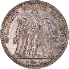 Coin, France, Hercule, 5 Francs, 1873, Paris, AU(55-58), Silver, KM:820.1