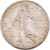 Moeda, França, Semeuse, Franc, 1913, Paris, 1 Franc, AU(50-53), Prata, KM:844.1