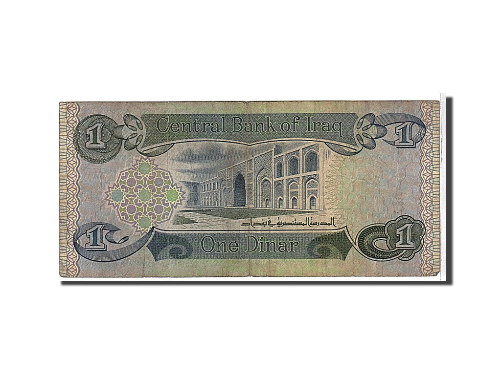 Billet, Iraq, 1 Dinar, 1992, TB+