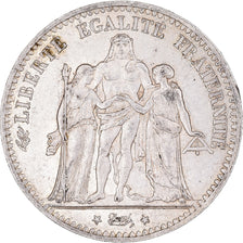 Monnaie, France, Hercule, 5 Francs, 1875, Paris, TTB+, Argent, Gadoury:745a