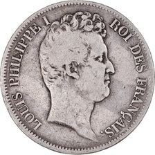 Coin, France, Louis-Philippe, 5 Francs, 1831, Bordeaux, VF(30-35), Silver