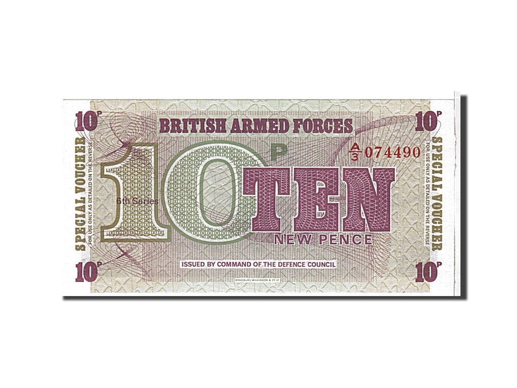Geldschein, Großbritannien, 10 New Pence, 1972, UNZ