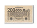 Geldschein, Deutschland, 200,000 Mark, 1923, KM:100, SS