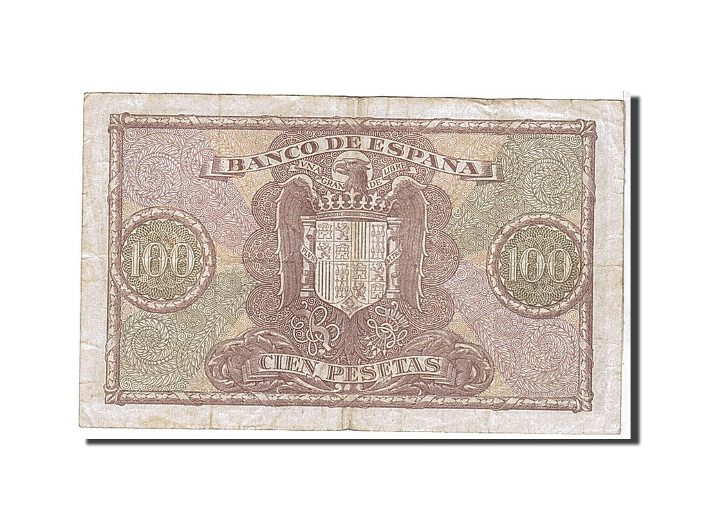 Billete, 100 Pesetas, 1940, España, KM:118a, MBC