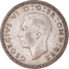Coin, Great Britain, George V, 6 Pence, 1939, VF(30-35), Silver, KM:832