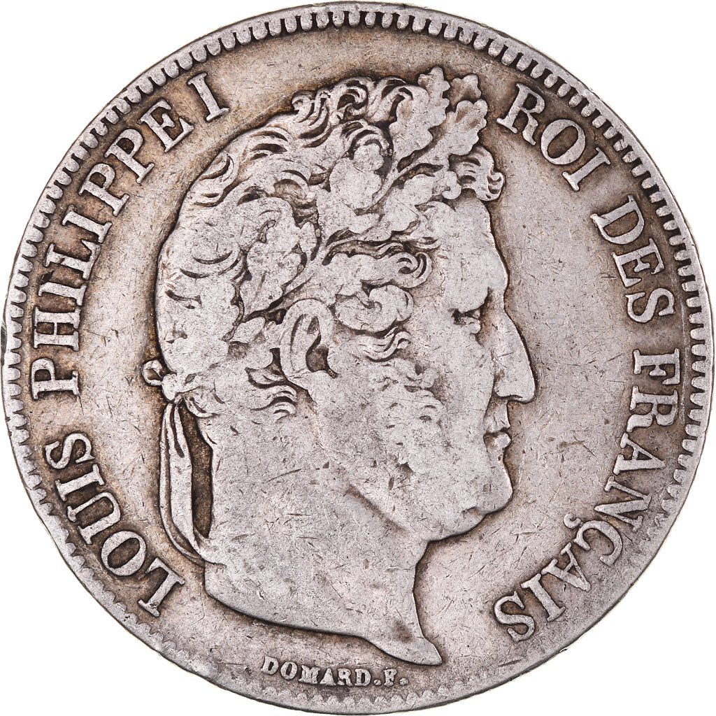 Monnaie, France, Louis-Philippe, 5 Francs, 1833, Bayonne, TB, Argent