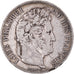Moneta, Francia, Louis-Philippe, 5 Francs, 1833, Nantes, MB+, Argento