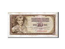 Banknote, Yugoslavia, 10 Dinara, 1968, VF(20-25)