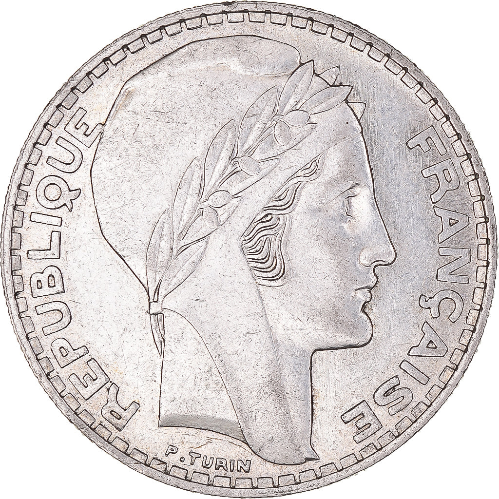 Münze, Frankreich, Turin, 20 Francs, 1937, Paris, SS+, Silber, KM:879