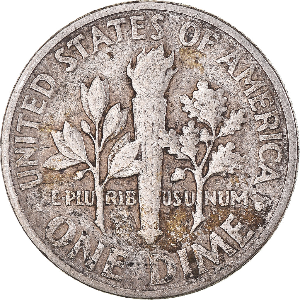 Coin, United States, Roosevelt Dime, Dime, 1946, U.S. Mint, Philadelphia