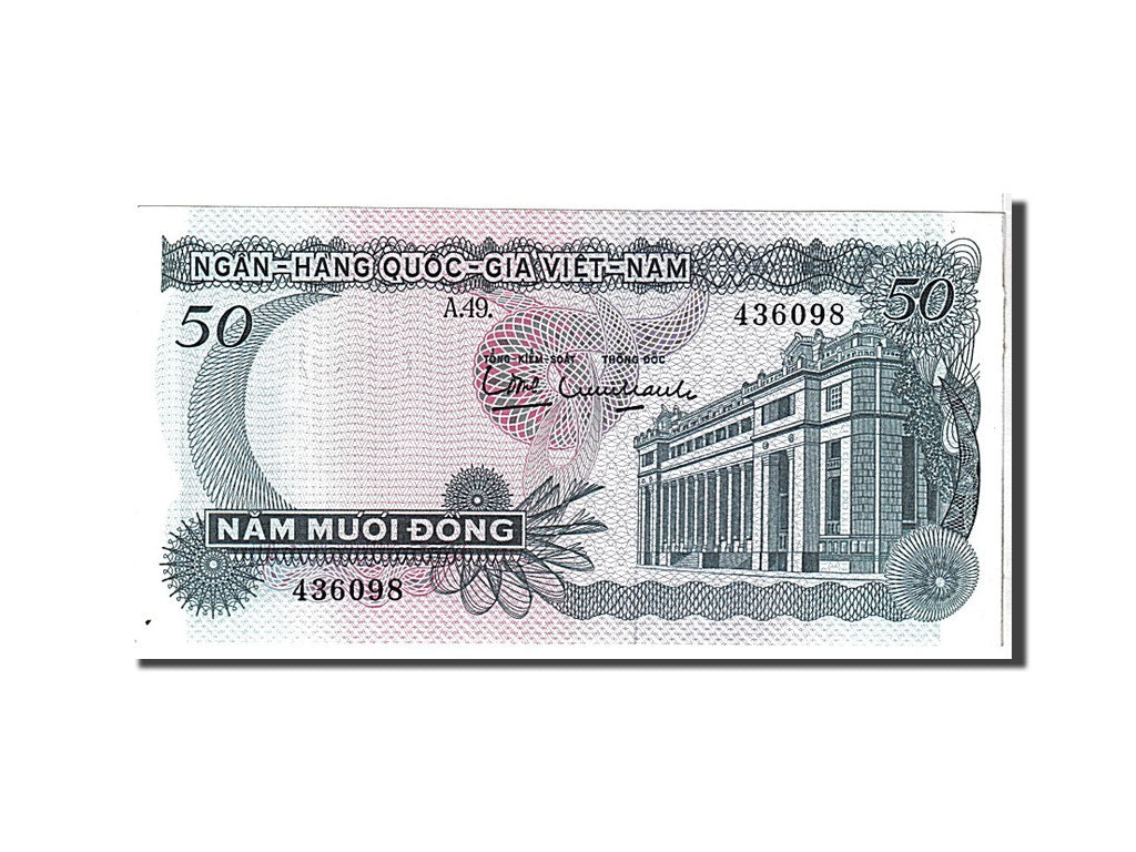 Banknote, South Viet Nam, 50 D<ox>ng, 1969, KM:25a, UNC(63)